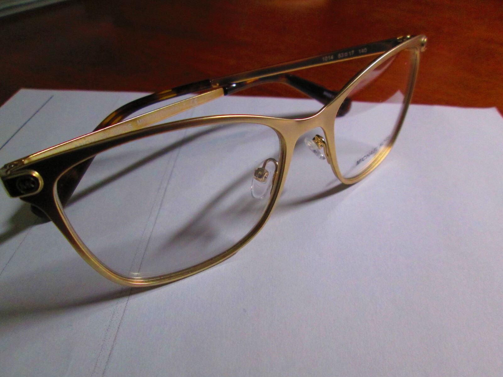 Michael Kors Toronto MK3050 1014 Eyeglasses Women's Satin Gold Full Rim