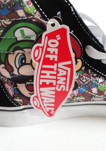 New Other Box Vans Nintendo Super Mario & Luigi SK8-HI Zip Shoe Kids Size 5.5 - Picture 4 of 18