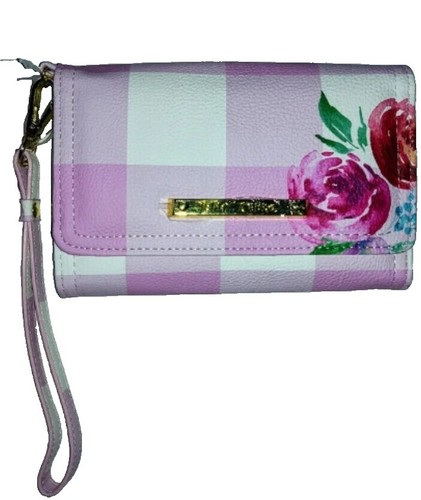 BETSEY JOHNSON Black Mini Backpack With Rose Floral Bee 