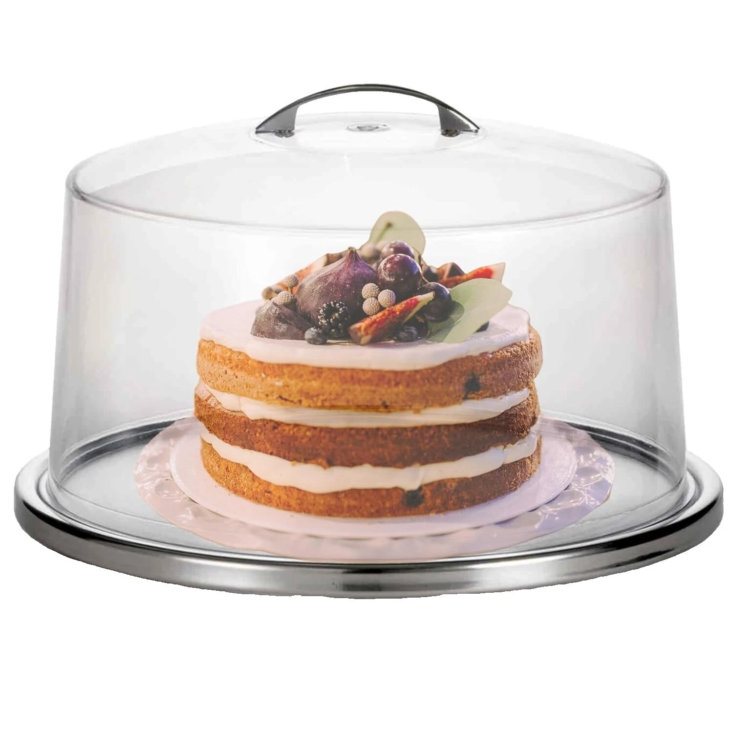 Pastel de Acero Inoxidable y soportes de Cupcakes