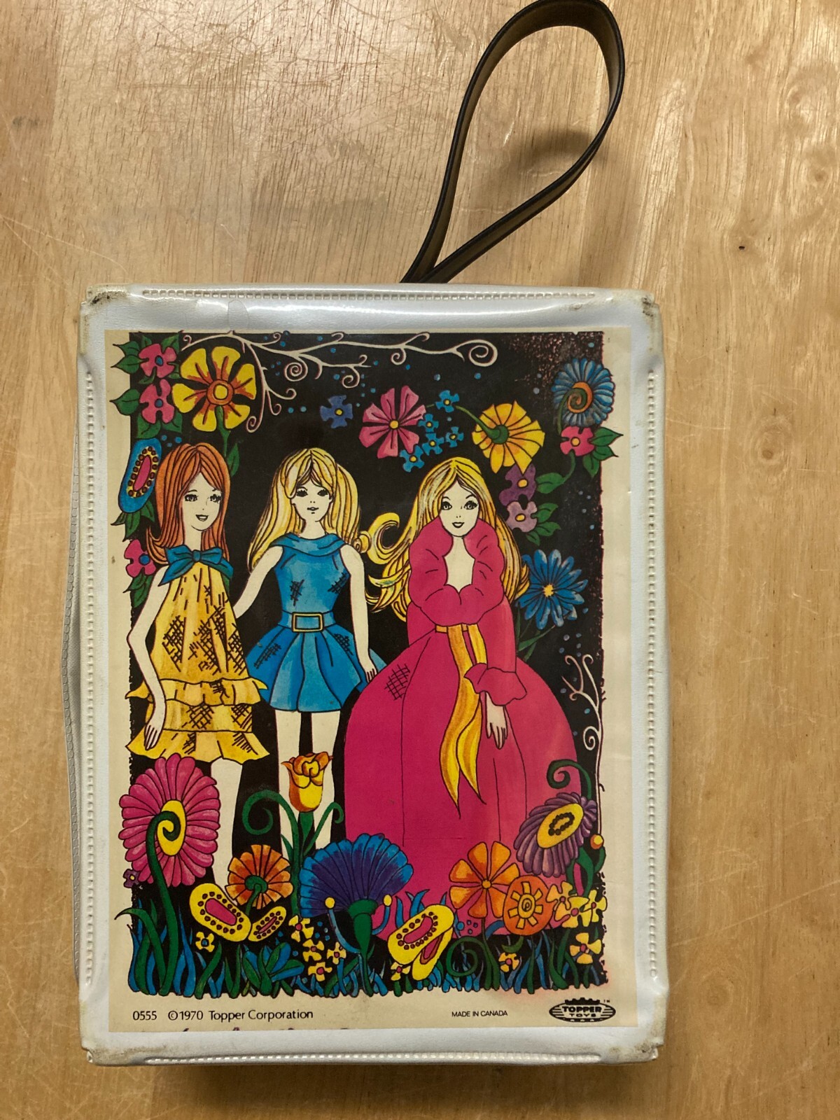 LOT OF VINTAGE 1970 TOPPER TOYS DAWN DOLLS (3) , CASE, CLOTHING MADE