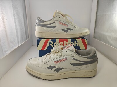 Reebok Club C Revenge Plus White/Grey Sneakers Size US 11 Mens DV7187