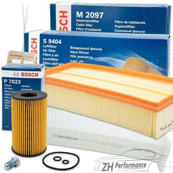 Bosch Inspektionspaket Filter Satz Set Audi Skoda VW Passat Touran 2.0 TDI-image