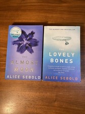 The Lovely Bones + The Almost Moon by Alice Sebold  Paperback Bundle Free Post