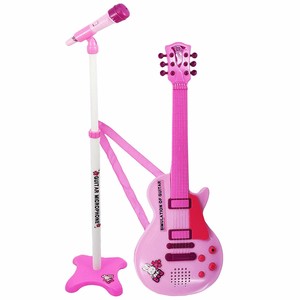 kids guitar and microphone