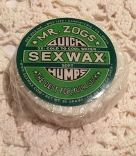 SexWax Quick Humps Mr Zogs Surfboard Wax (3X Soft - Green)