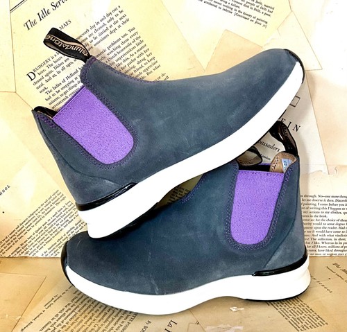 Free People Blundstone #2140 Chelsea Boot Gray Purple EU 37 /US 7 /AU/UK 4 NEW - Picture 8 of 9