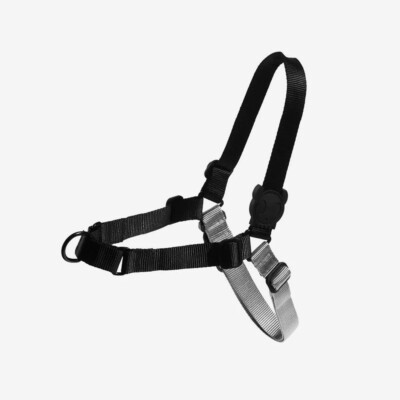 ZEE.DOG | Gotham Black Soft-Walk Dog Harness | No Pull Dog Harness | Front Clip