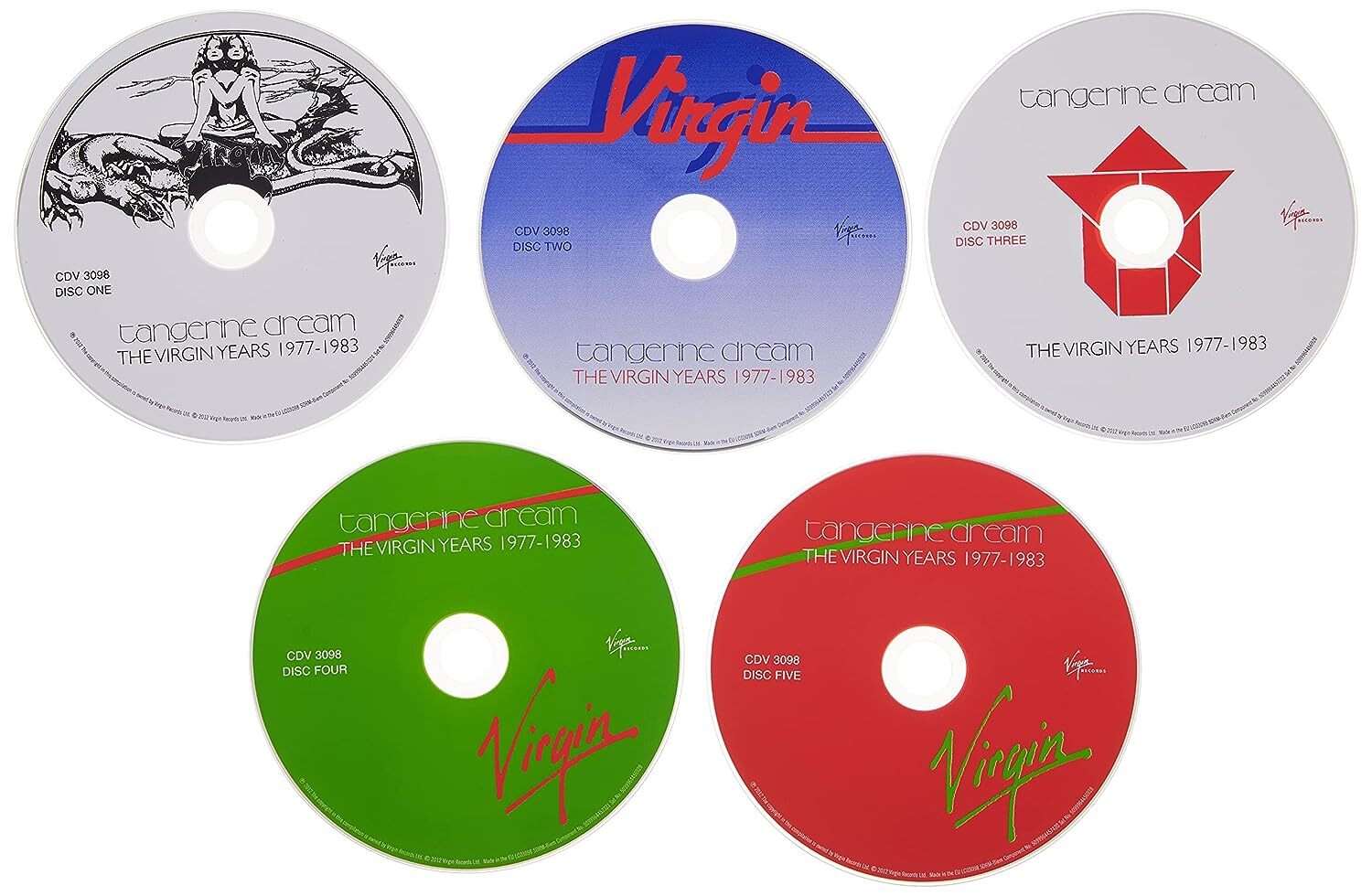 Tangerine Dream The Virgin Years 19771983 (CD) Box Set 5099964456928