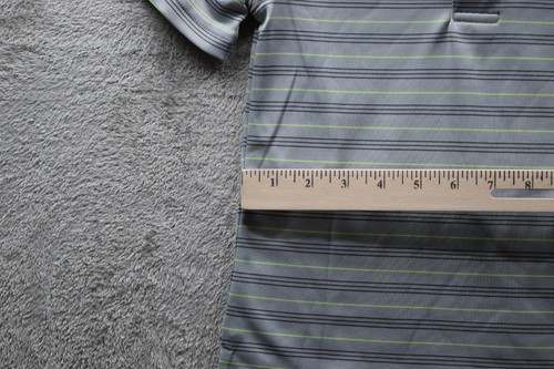 Under Armour Kids Match Play Stripe Polo-Little Kids/Big Kids, Gray, Size 5, New - Picture 6 of 11