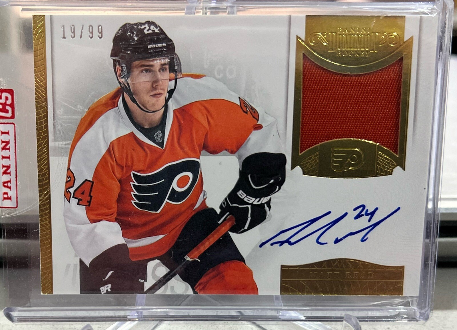 MATT READ 2013-14 Panini Dominion RPA Rookie Patch Auto 19/99