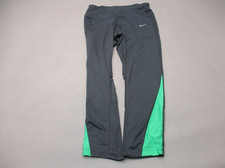 NIKE DRI-FIT Size XS Womens Black Stretch Pull On Athletic Cropped Leggings 520