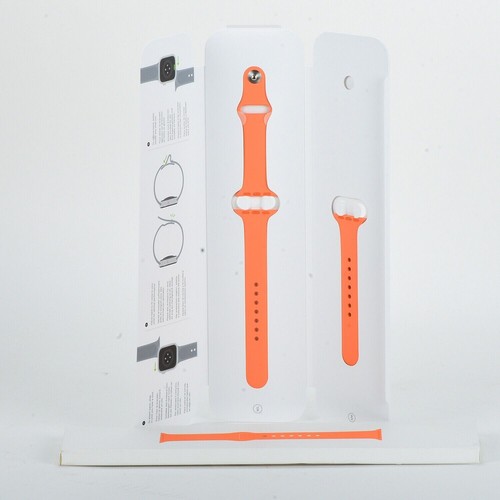 Genuine Apple iWatch 38mm 40mm 41mm Series 4 5 6 7 8 9 SE Sport Band - Marigold