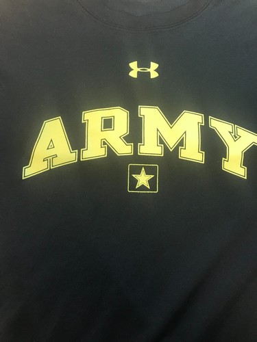 Under Armour US Army Short Sleeve T Shirt Large Black - Picture 2 of 6