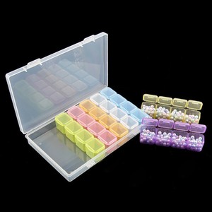 PLASTIC BEAD BOX STORAGE CONTAINER 11 COMPARTMENTS