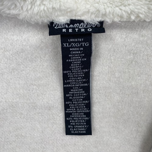 Wrangler Retro Shearling Open Front Duster Cardigan Sweater Womens Size XL Ivory - Picture 7 of 8