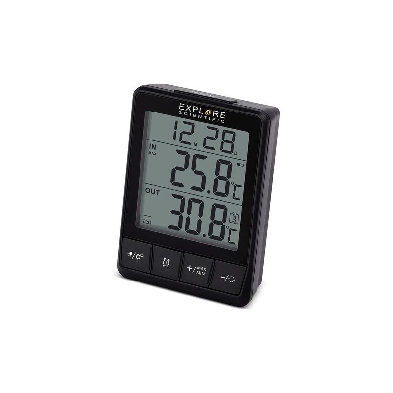 Explorer scientific WSH002 Termometro int/est 3 sensoriallarme nero