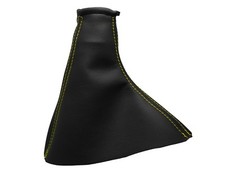 Gelb Faden Echtleder Schaltmanschette Schaltsack Für OPEL MERIVA 2002-2010