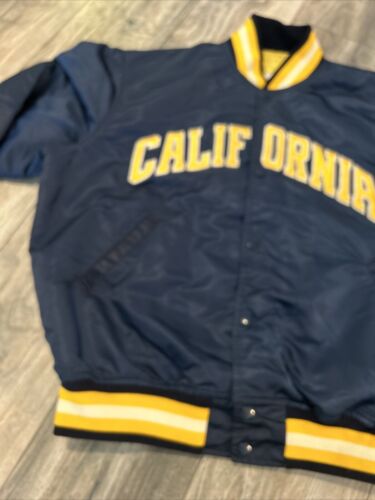 Vintage California Golden Bears Starter Satin Jacket Men’s Xl Nice 80’s - Picture 2 of 18