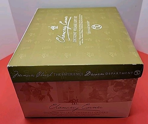 Reparto 56 Angolo Cancelleria Dickens Villaggio Set Regalo, Scena 3D. - Foto 4 di 11