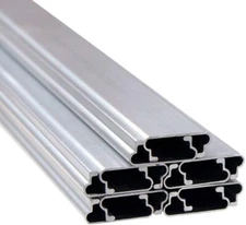 Jiggly Greenhouse Aluminum Lock U-Channel Only (6.5 ft.) - JWC66A (10 Pack)