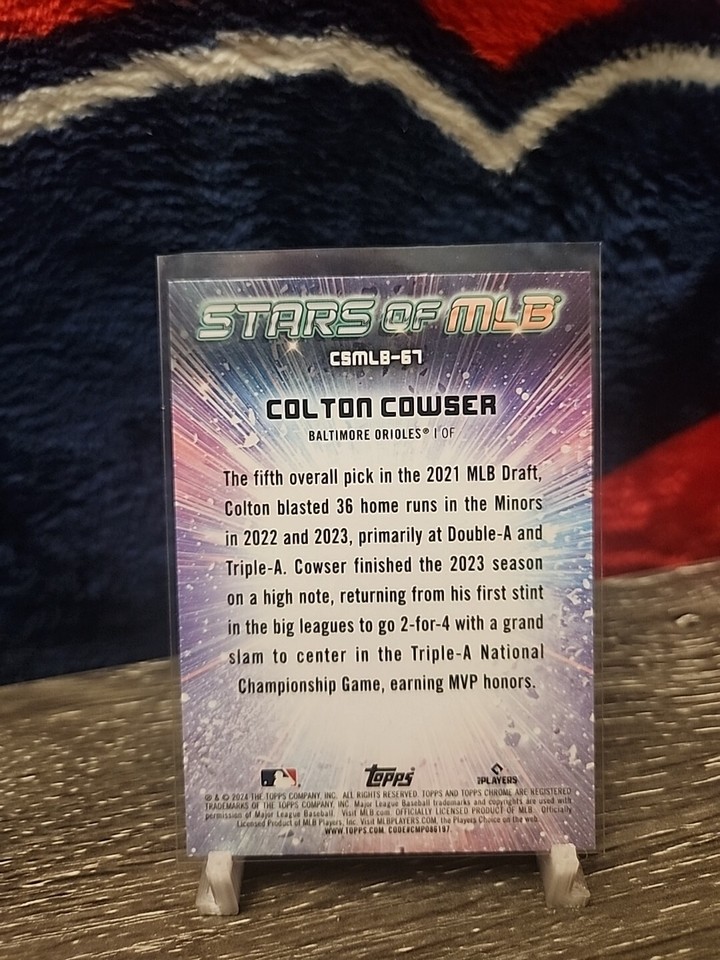 2024 Topps Update Stars of MLB Chrome COLTON COWSER RC CSMLB67 eBay