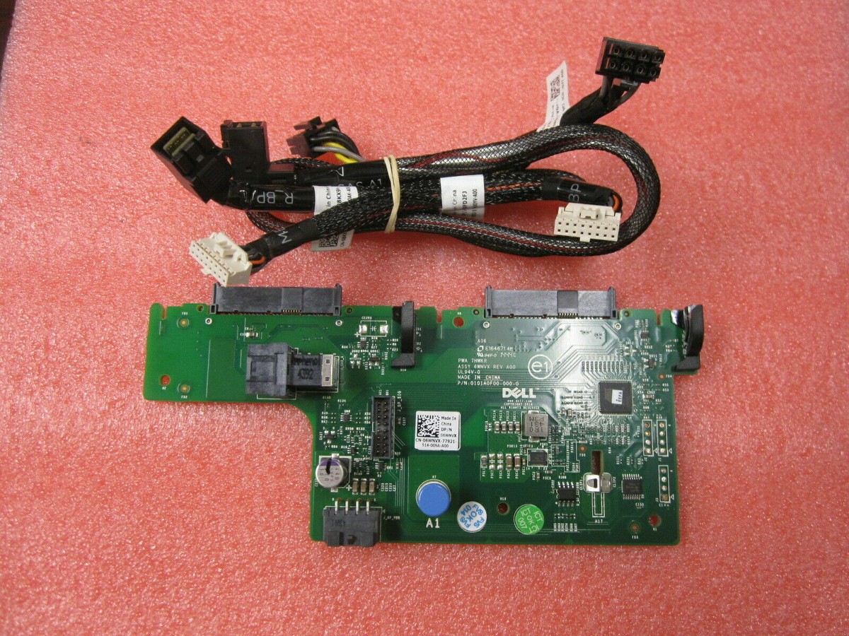Backplane Dell 0XP569 Per PowerEdge R520 - 8x 3.5" HDD - Usato Con Cavi (vedi Foto)