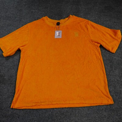 Fenty T-shirt XL Yellow Terry Ripple NEW