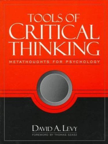 Tools of Critical Thinking: Metathoughts for Psychology by David A. Levy - Picture 1 of 1