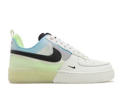 Nike Air Force 1 React DM0573-101 Men's Low New in BOX DS Sail Black Barely Volt