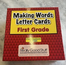 Making Words Letter Cards First Grade