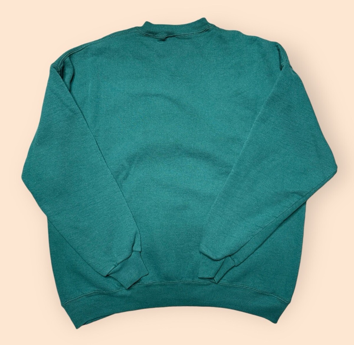 Vintage Russell Athletic 1990s Crewneck Sweatshirt Green Men