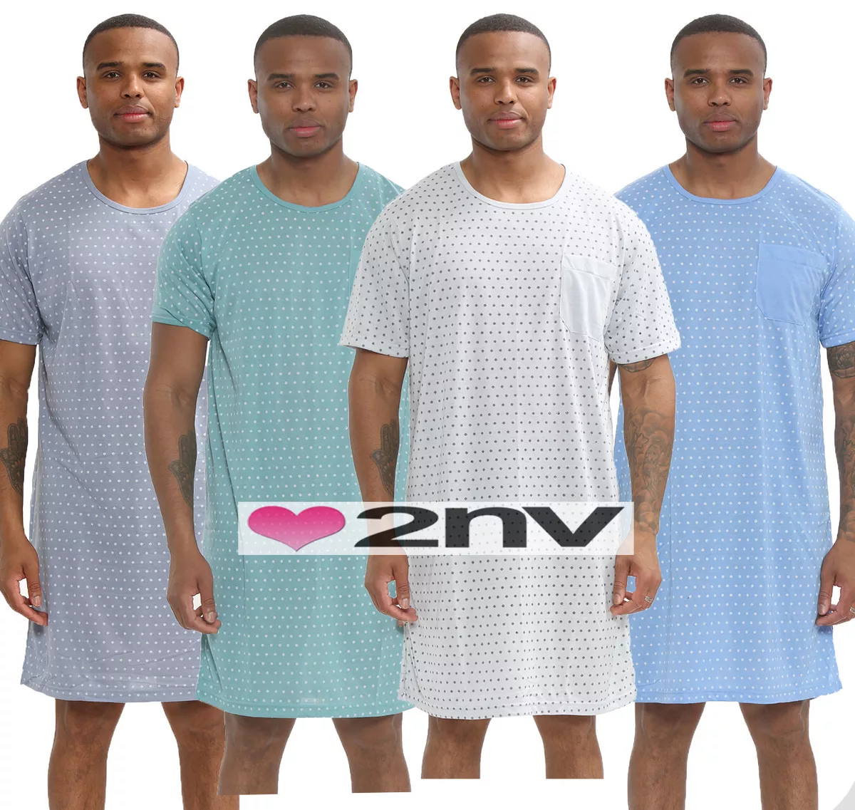 Short sleeve online night shirts