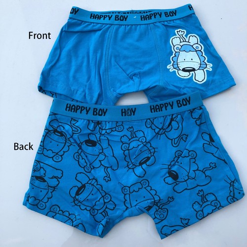 1pc Size 3 5 7 9 11 years Comfort Cotton Boys Boxers Briefs Cute Kids Underwear - Picture 46 of 46