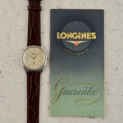 C.1960 Vintage Longines Calatrava watch ref. 7111-1 cal.12.68z in steel  w/papers | eBay