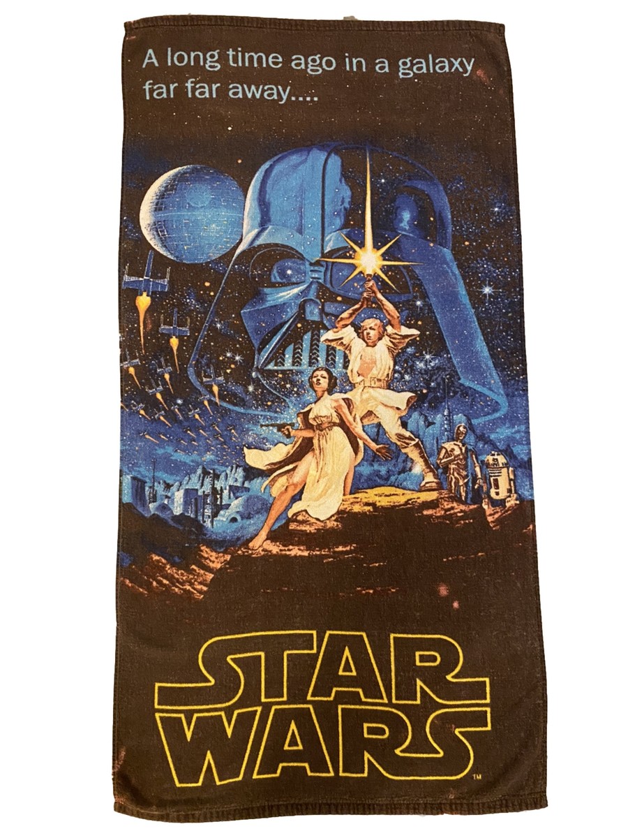 Vintage 70s Star Wars Beach Towel - Hildebrandt Original Star Wars