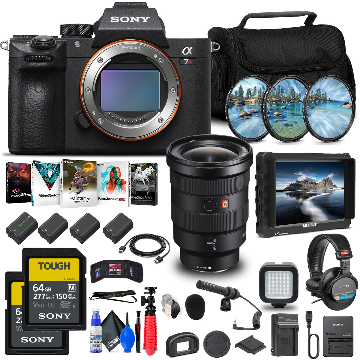 Sony Alpha a7R IVA Mirrorless Digital Camera - Pro Bundle Plus Lens