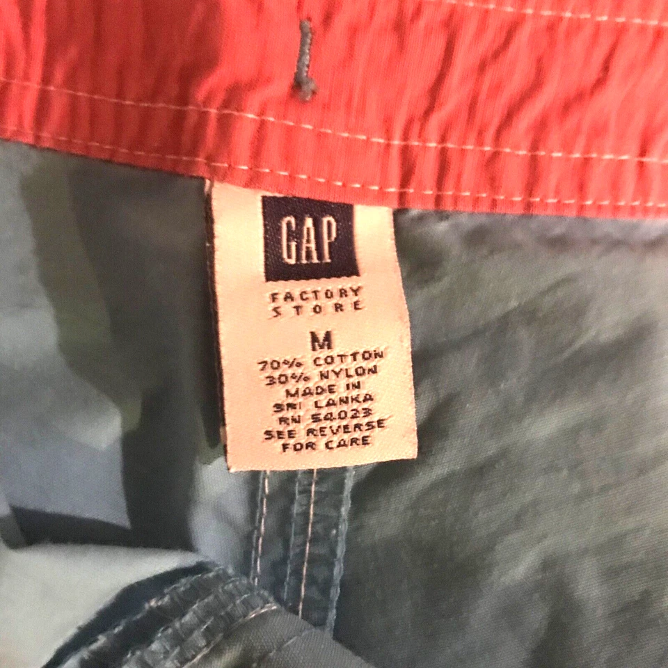 Lote de 2 Pantalones Cortos De Colección Y2K Gap Cordón Carga Tabla Damas Talla M Foto 3 de 4