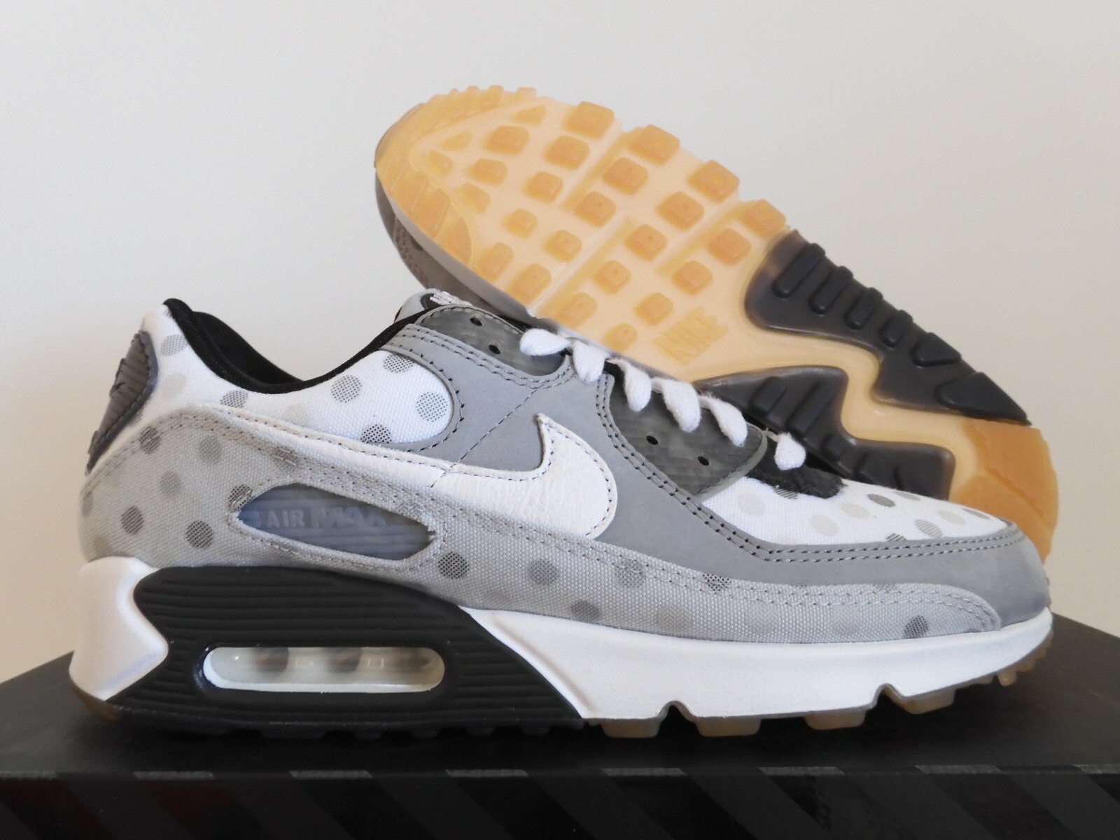 NIKE AIR MAX 90 NRG “POLKA DOT” SUMMIT WHITE-WHITE-GREY FOG SZ 9  [CZ1929-100] - Shopping.com