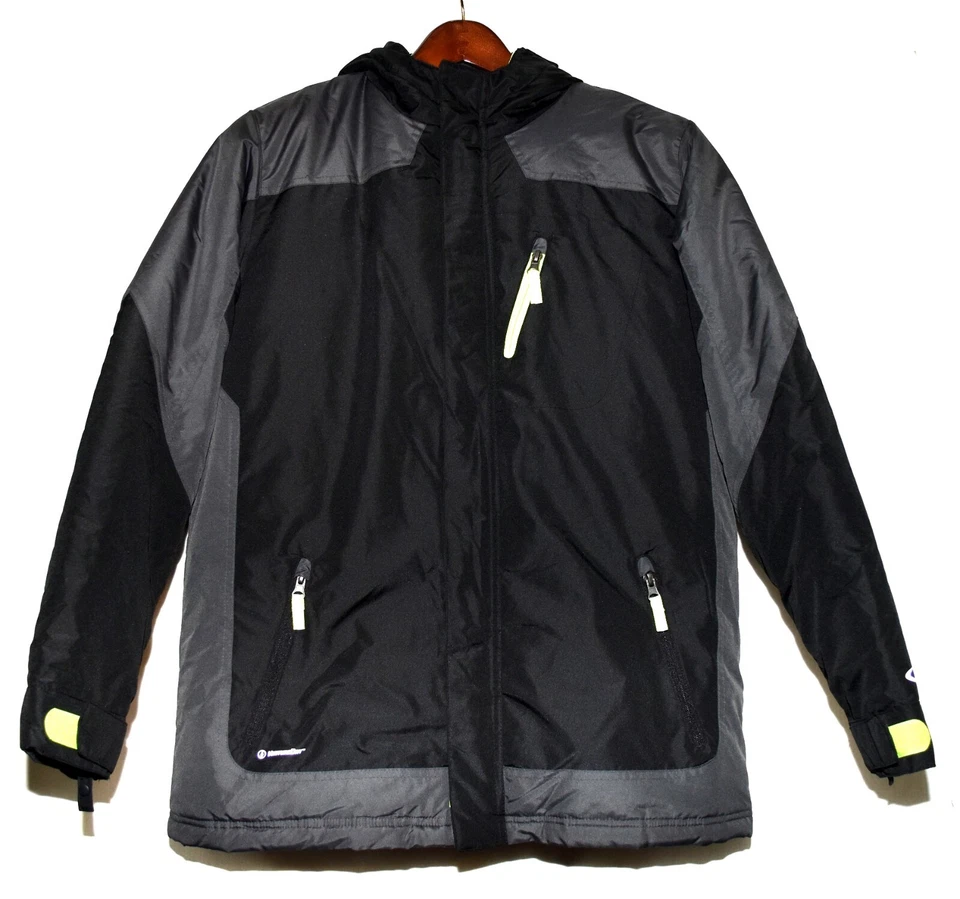 Champion 3 in 1 Venture Dry Black Gray Hooded Insulated Womens Jacket Size XL - Image 3 of 4