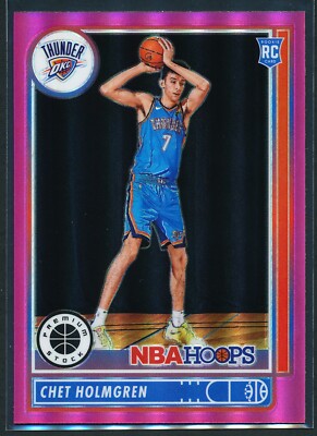 Chet Holmgren 2022-23 Panini NBA Hoops Premium Stock Pink Prizm