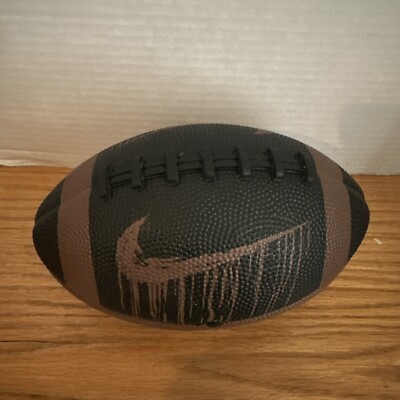 Nike Mini Football NFL Play Kick Brown Black