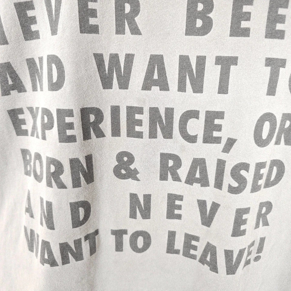 Vintage Hawaii Paradise T Shirt Mens Size Large Gray Y2K Travel Made In USA - Image 4 of 4