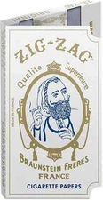 ZIG ZAG Original WHITE ROLLING PAPERS Single Wide 32 Lvs USA SHIPPER