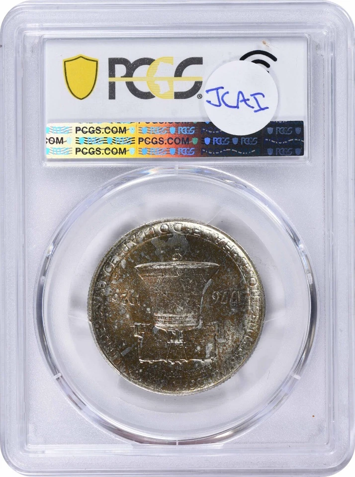 Sesquicentennial Commemorative Silver Half Dollar 1926 MS63 PCGS - Image 2 of 2