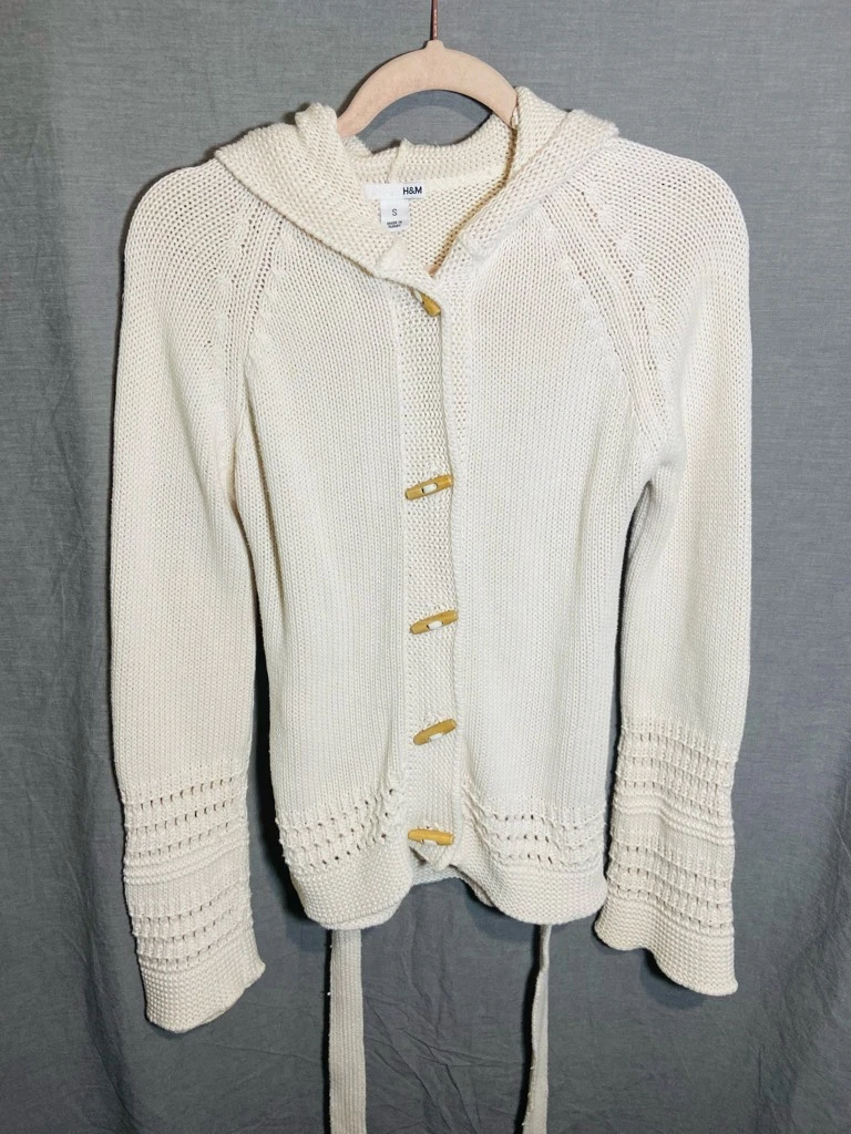 H and m store hooded cardigan