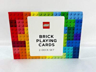 NEU LEGO Brick Spielkarten - 2-Deck Set - Design nicht mehr produziert - Kostenloser Versand mit Sendungsverfolgung