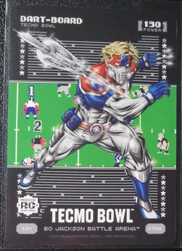 Bo Jackson Battle Arena Tecmo Bowl Dart-Board Steel Base Jaxson Dart RC
