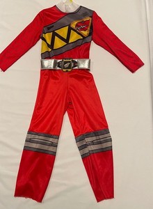 Power Ranger Dino Charge Red Ranger Child Size Med 3T-4T No Mask
