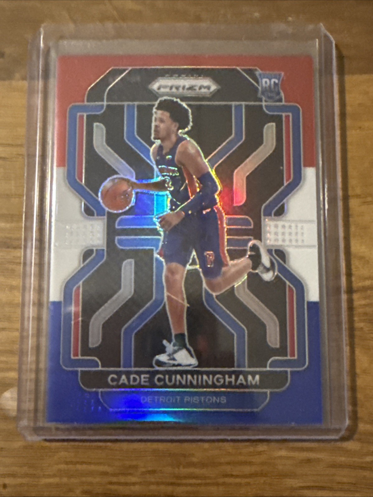 CADE CUNNINGHAM 2021-2022 Panini RED WHITE BLUE Prizm Rookie #282 Pistons NM